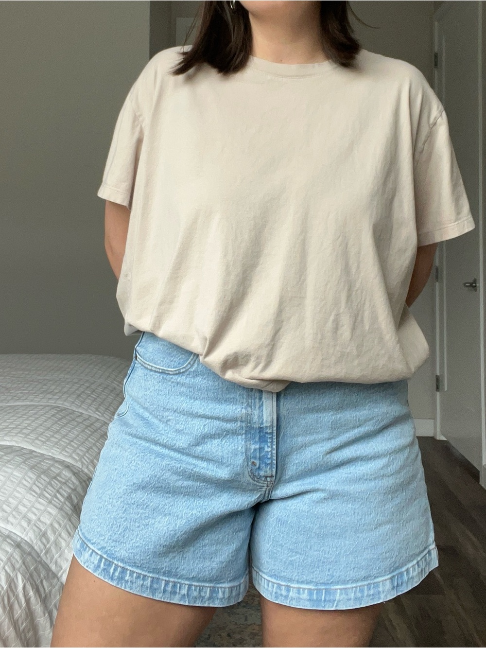H&M Beige 100% Cotton tee